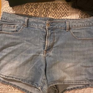 Denim shorts